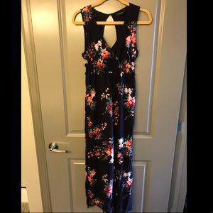 Floral flowy pants jumpsuit
